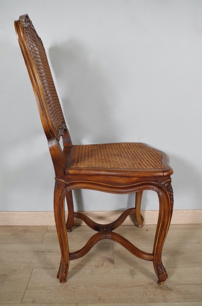 Quatre chaises style Louis XV-photo-7
