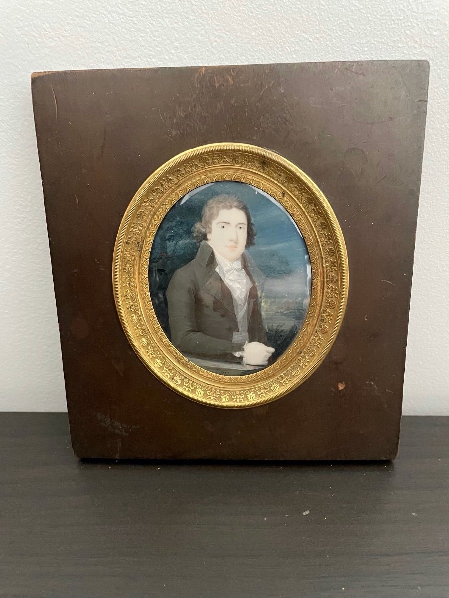 Domenico Bossi: Miniature From The 18th Century