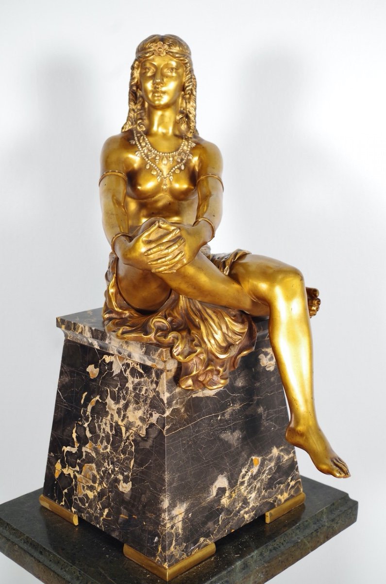 Théophile François Somme : bronze Art-Déco-photo-3