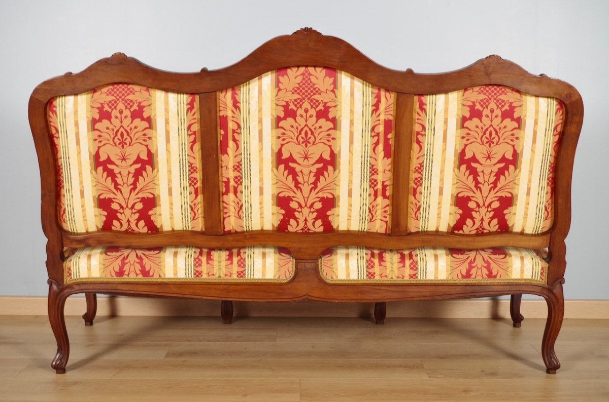 Regency Style Sofa Walnut-photo-6