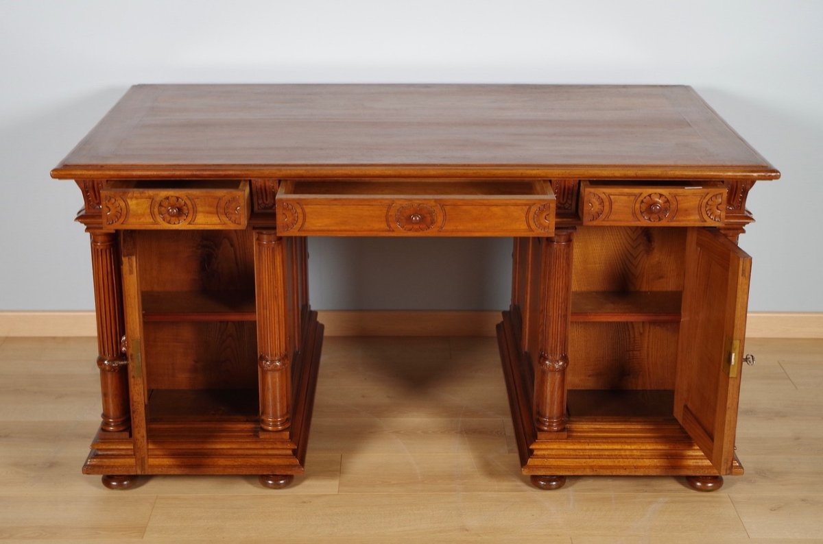 Honoré Dufin: Renaissance Style Desk-photo-5