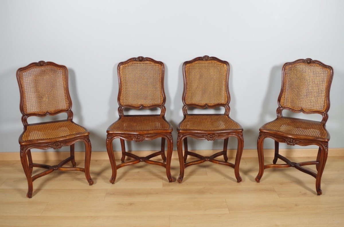 Twelve Louis XV Style Chairs-photo-2