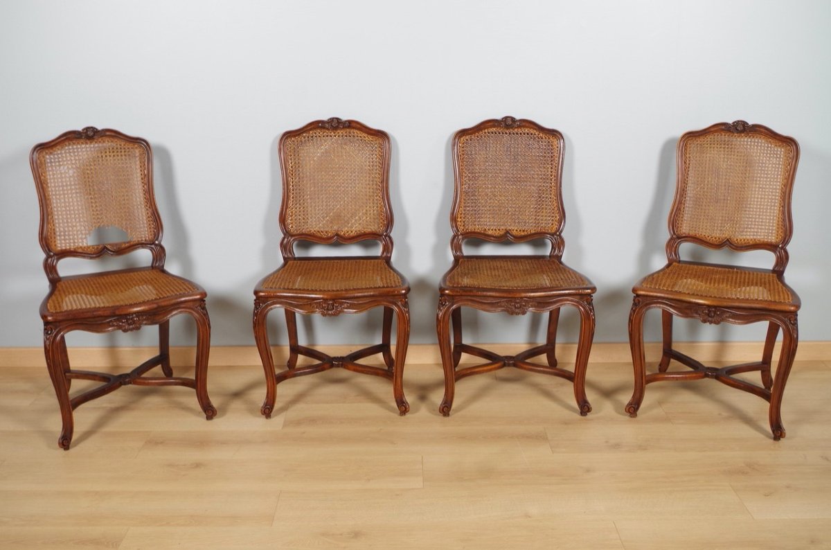 Twelve Louis XV Style Chairs-photo-3
