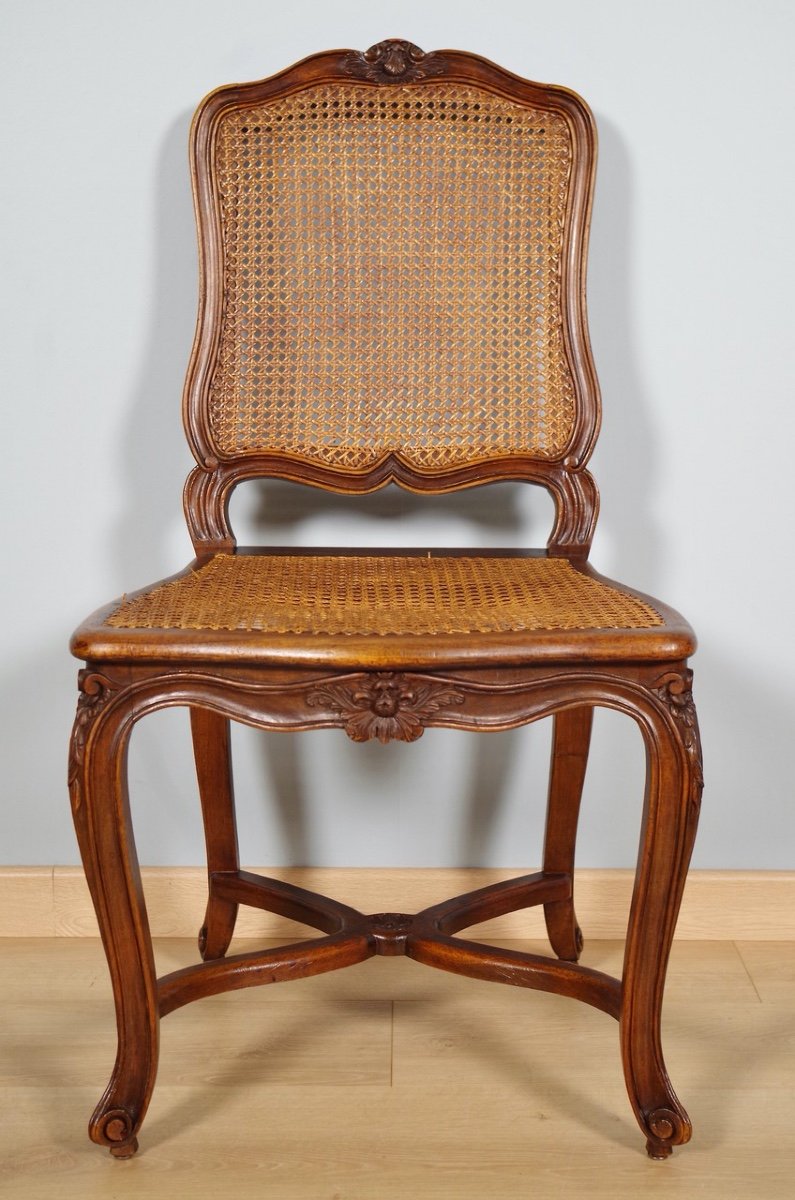 Twelve Louis XV Style Chairs-photo-3