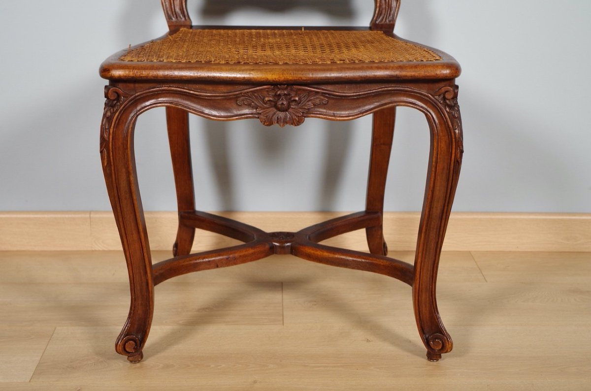 Twelve Louis XV Style Chairs-photo-4