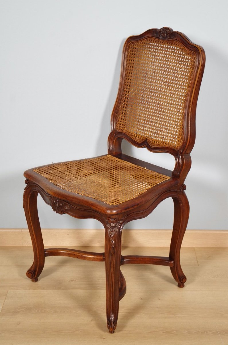 Twelve Louis XV Style Chairs-photo-5