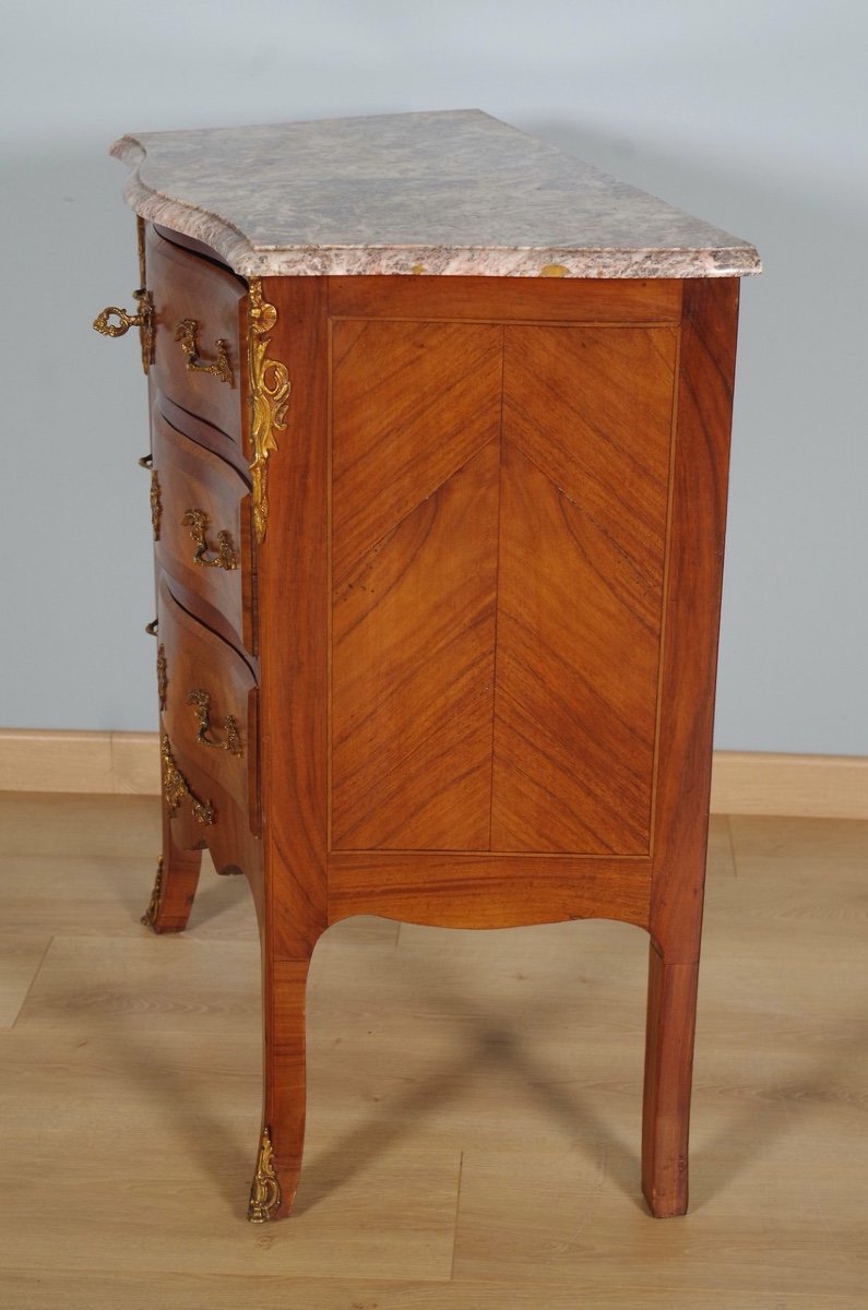 Louis XV Style Chest Of Drawers-photo-1
