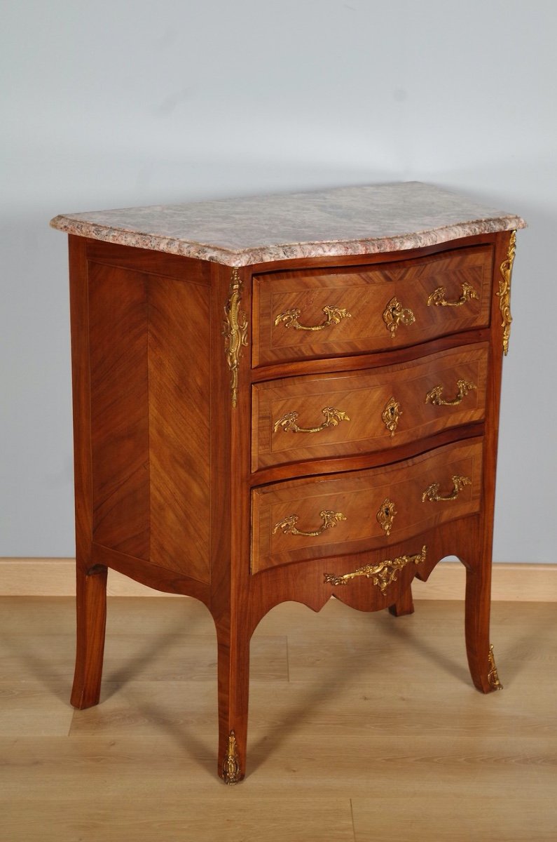 Louis XV Style Chest Of Drawers-photo-2