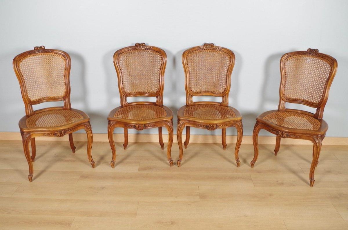 Eight Louis XV Style Chairs-photo-2