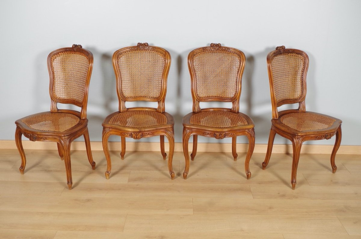 Eight Louis XV Style Chairs-photo-3