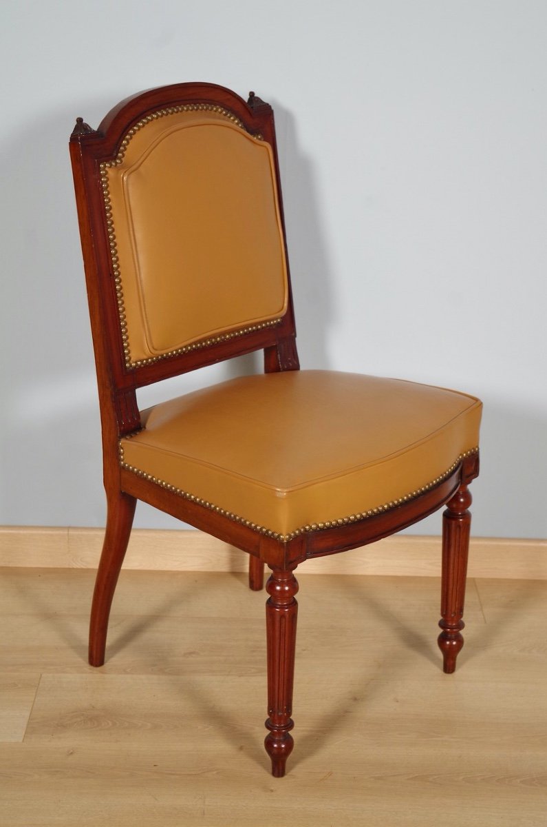 Dix chaises époque Napoléon III-photo-7