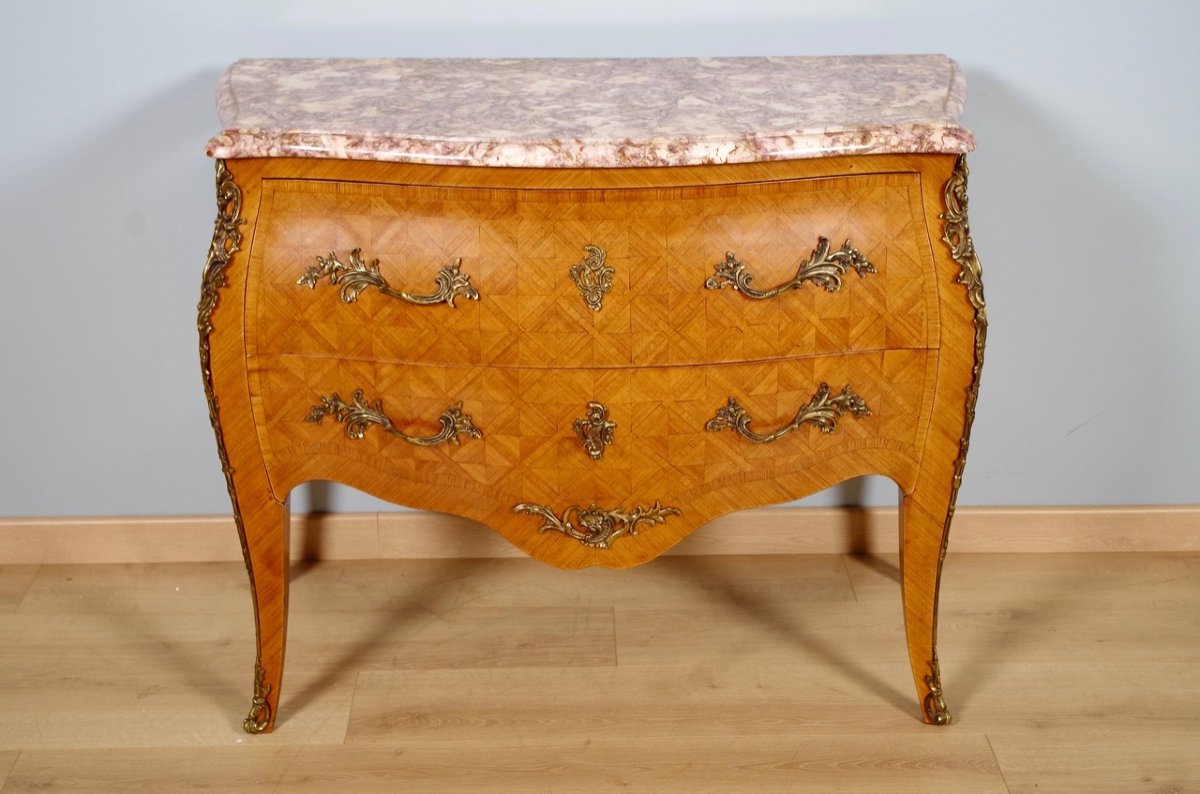 Louis XV Style Chest Of Drawers