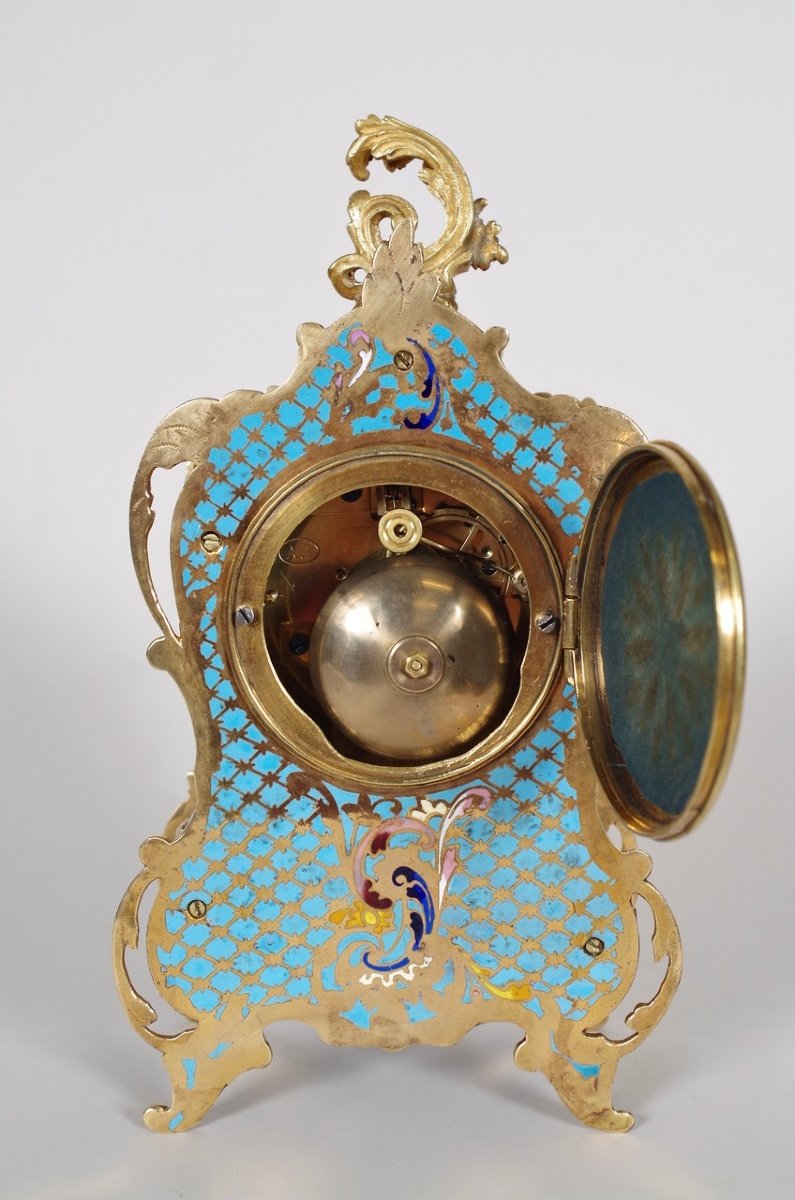 Napoleon III Cloisonne Clock-photo-7