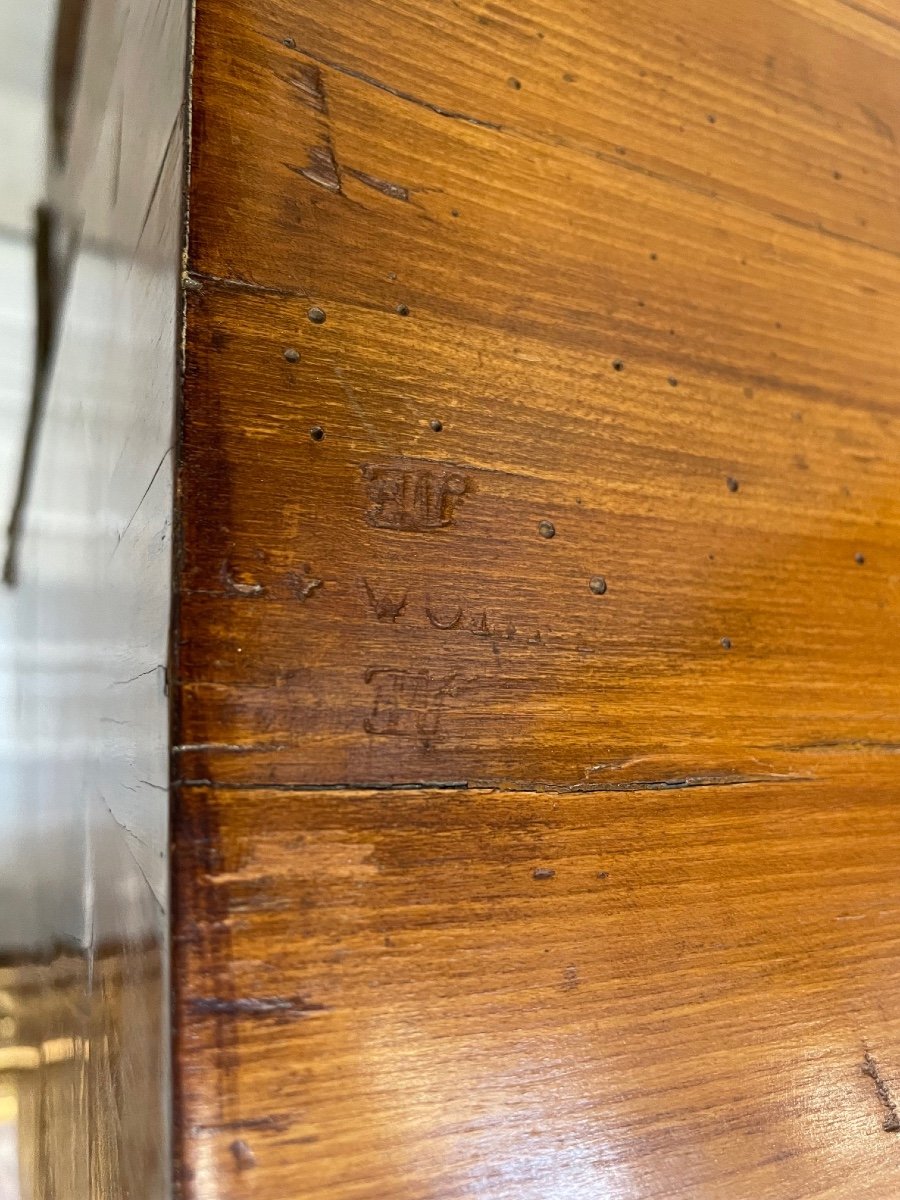 Louis XV Period Sloping Desk Stamped C.wolff-photo-4