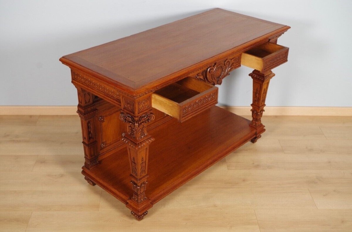 Console desserte style Louis XIV-photo-5