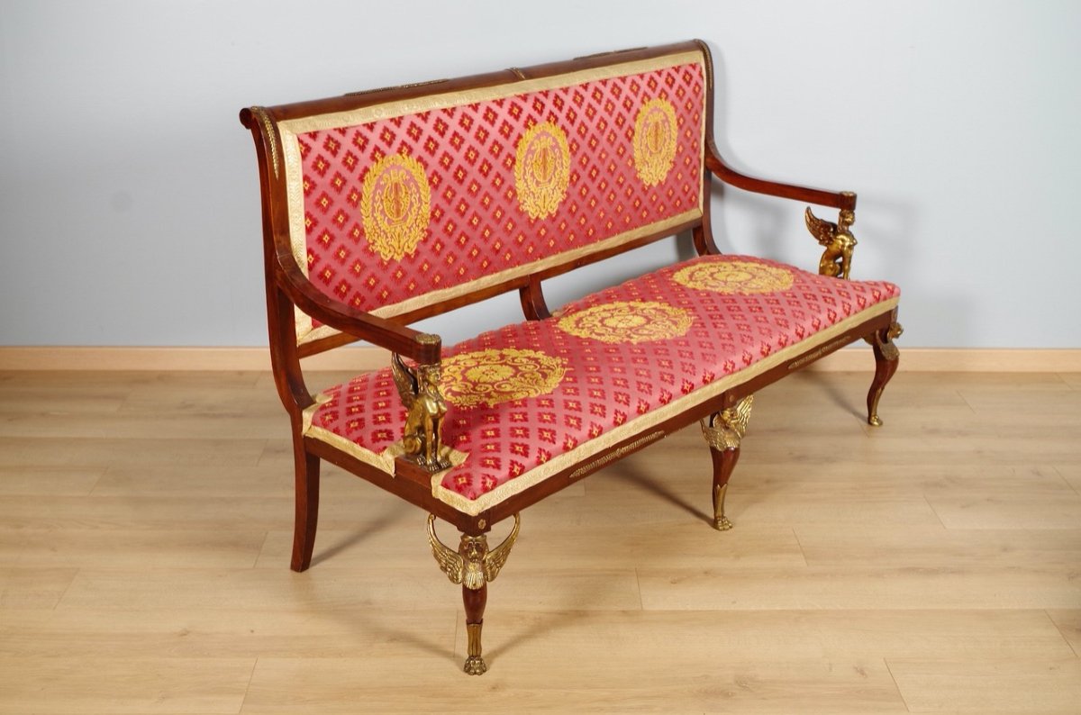 Empire Style Sofa Return From Egypt-photo-4