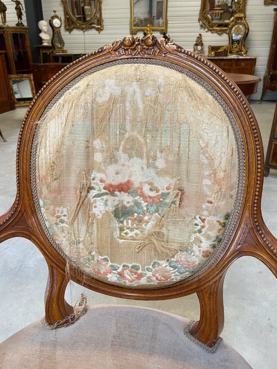 Paire de fauteuils style Transition-photo-3