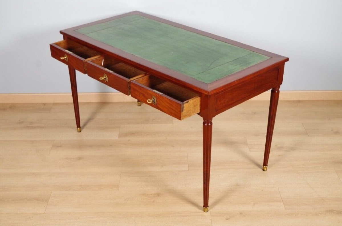 Bureau plat époque Louis XVI-photo-4