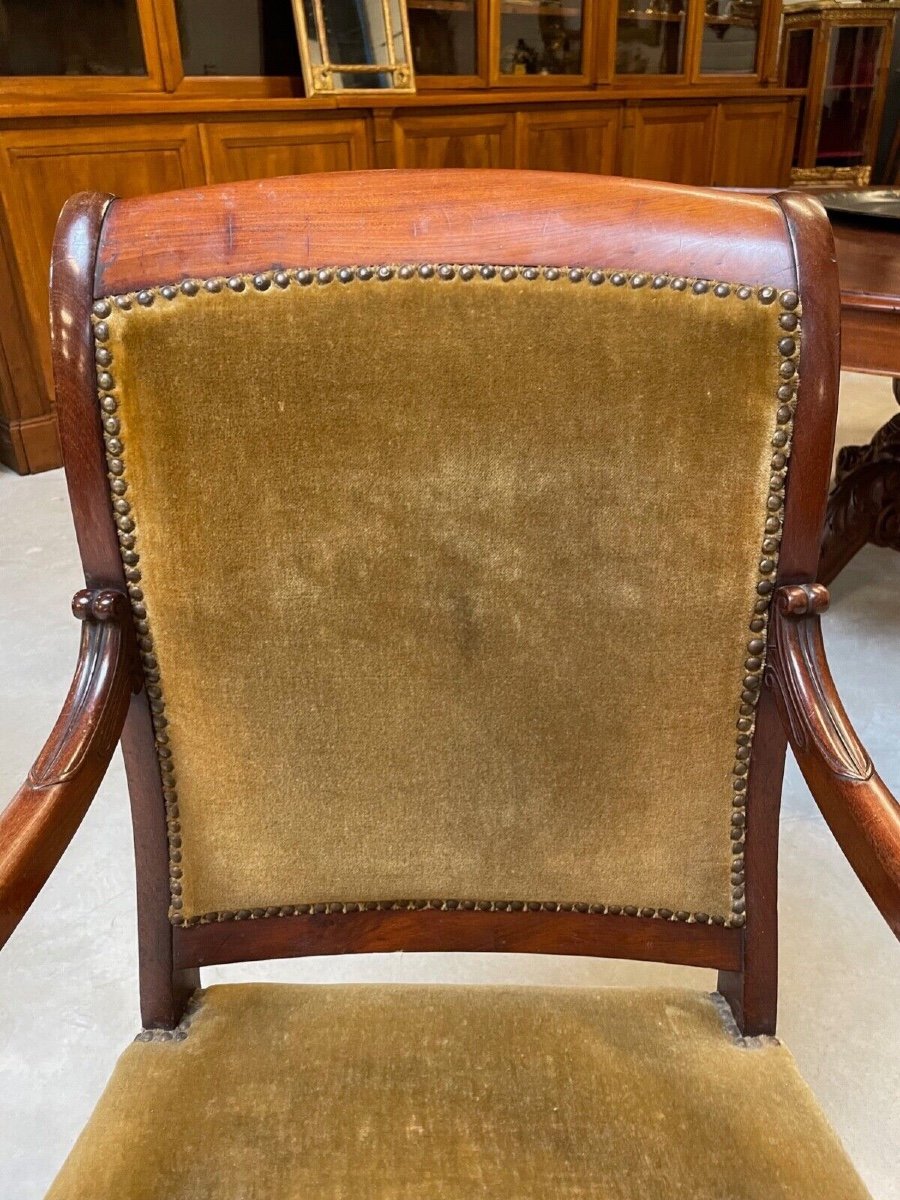 Fauteuil époque Restauration-photo-4