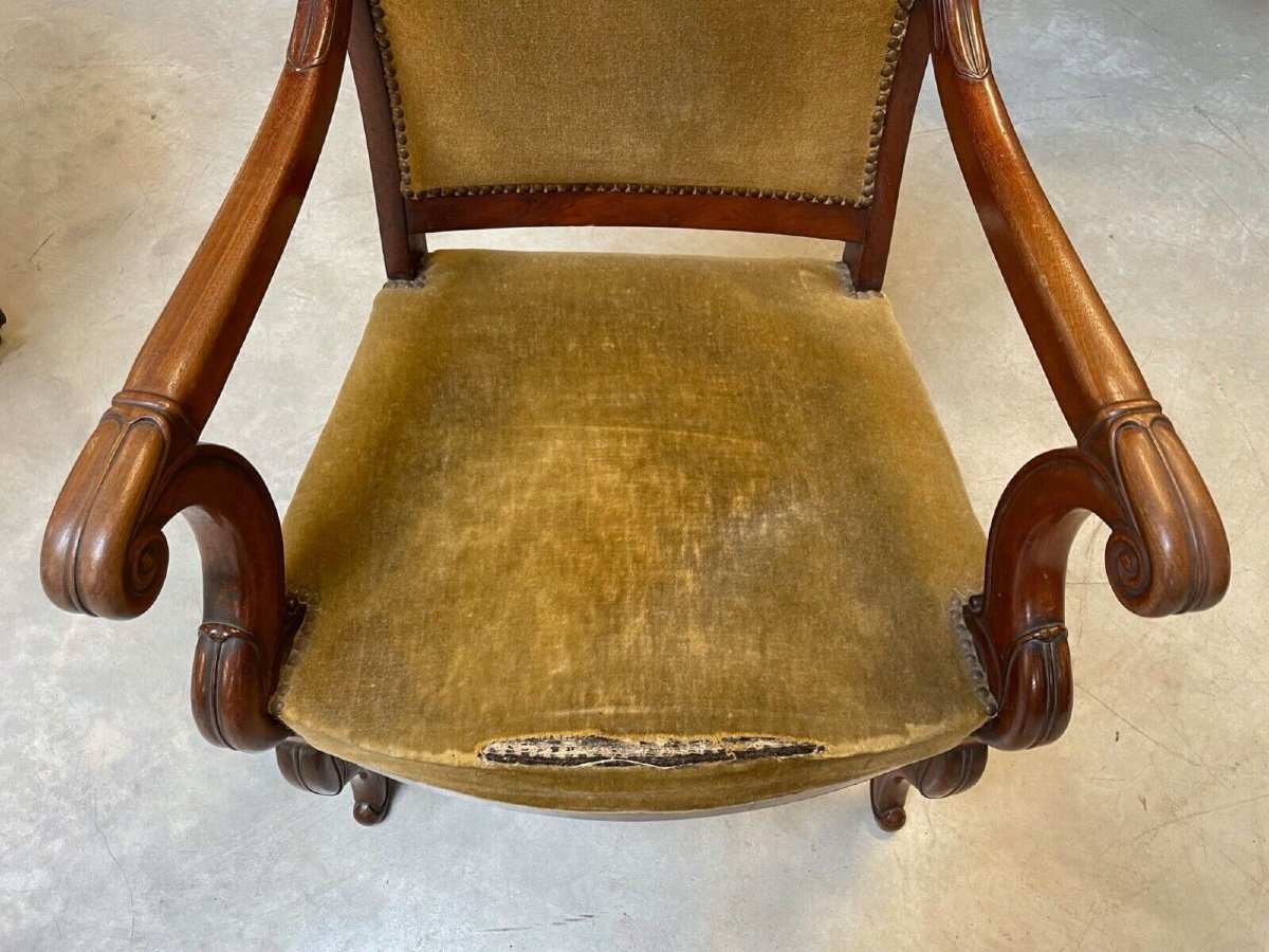 Fauteuil époque Restauration-photo-1