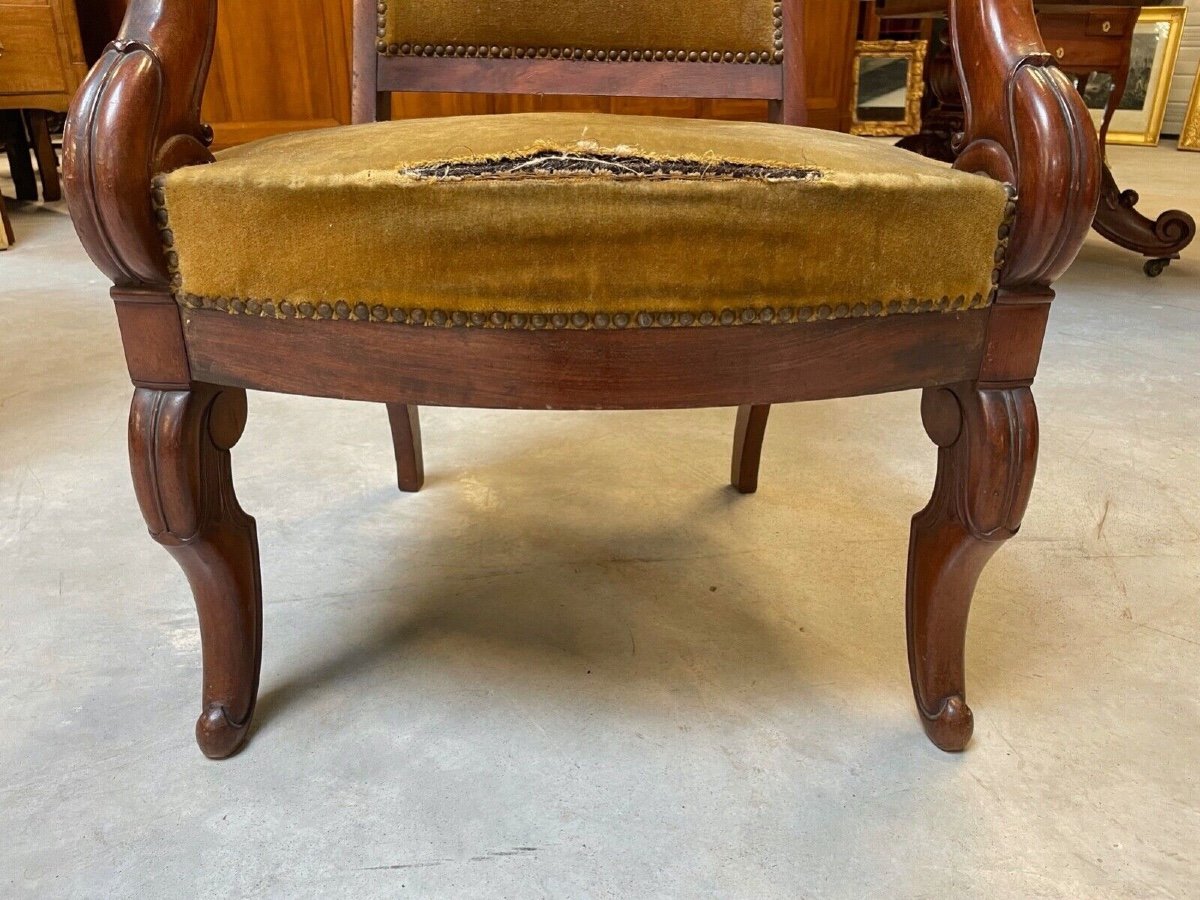 Fauteuil époque Restauration-photo-2