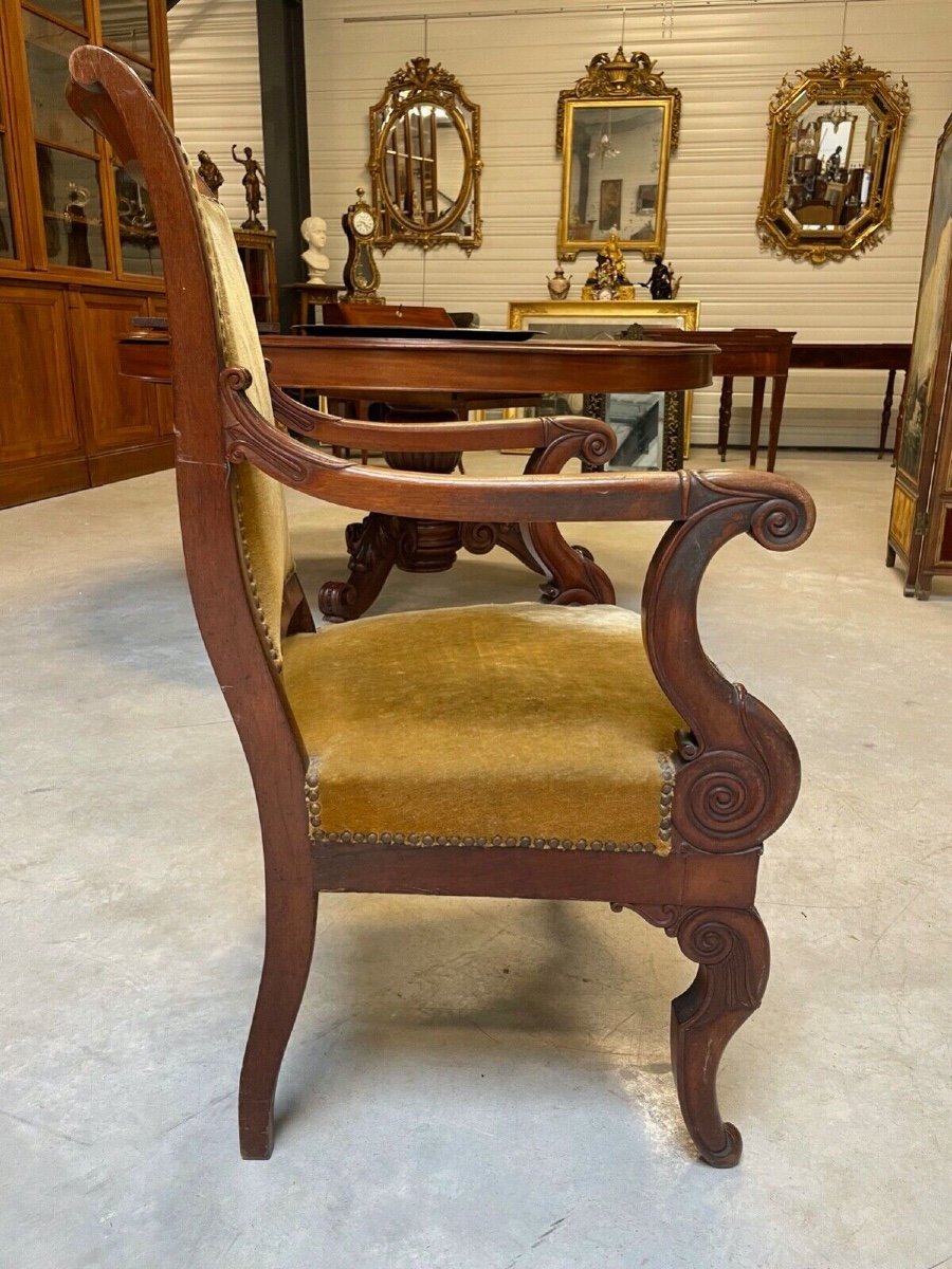 Fauteuil époque Restauration-photo-4
