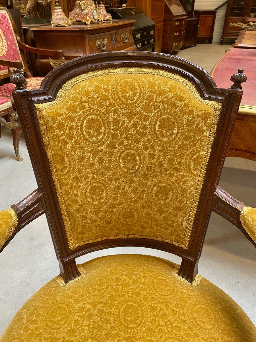 Pair Of Louis XVI Period Armchairs-photo-3