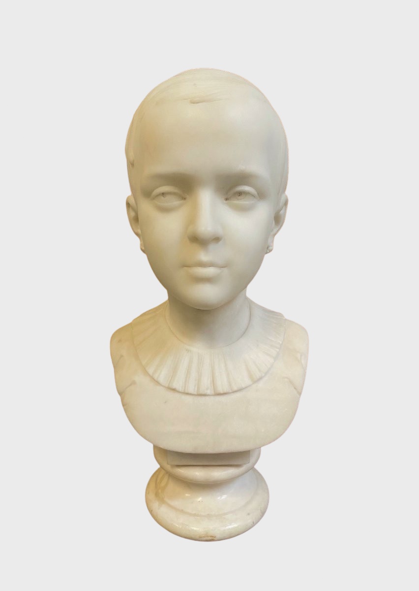 Mathurin Moreau - Bust Of A Young Girl