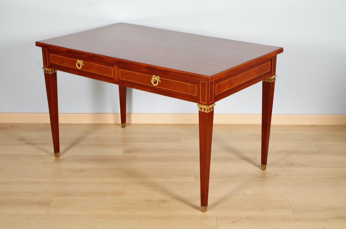 Louis XVI Style Flat Desk-photo-2