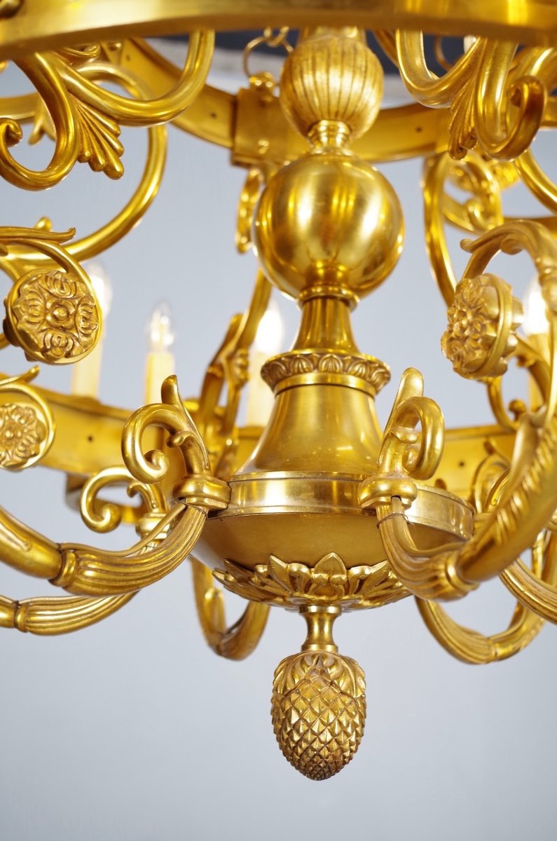 Maison Lucien Gau - Empire Style Chandelier-photo-8