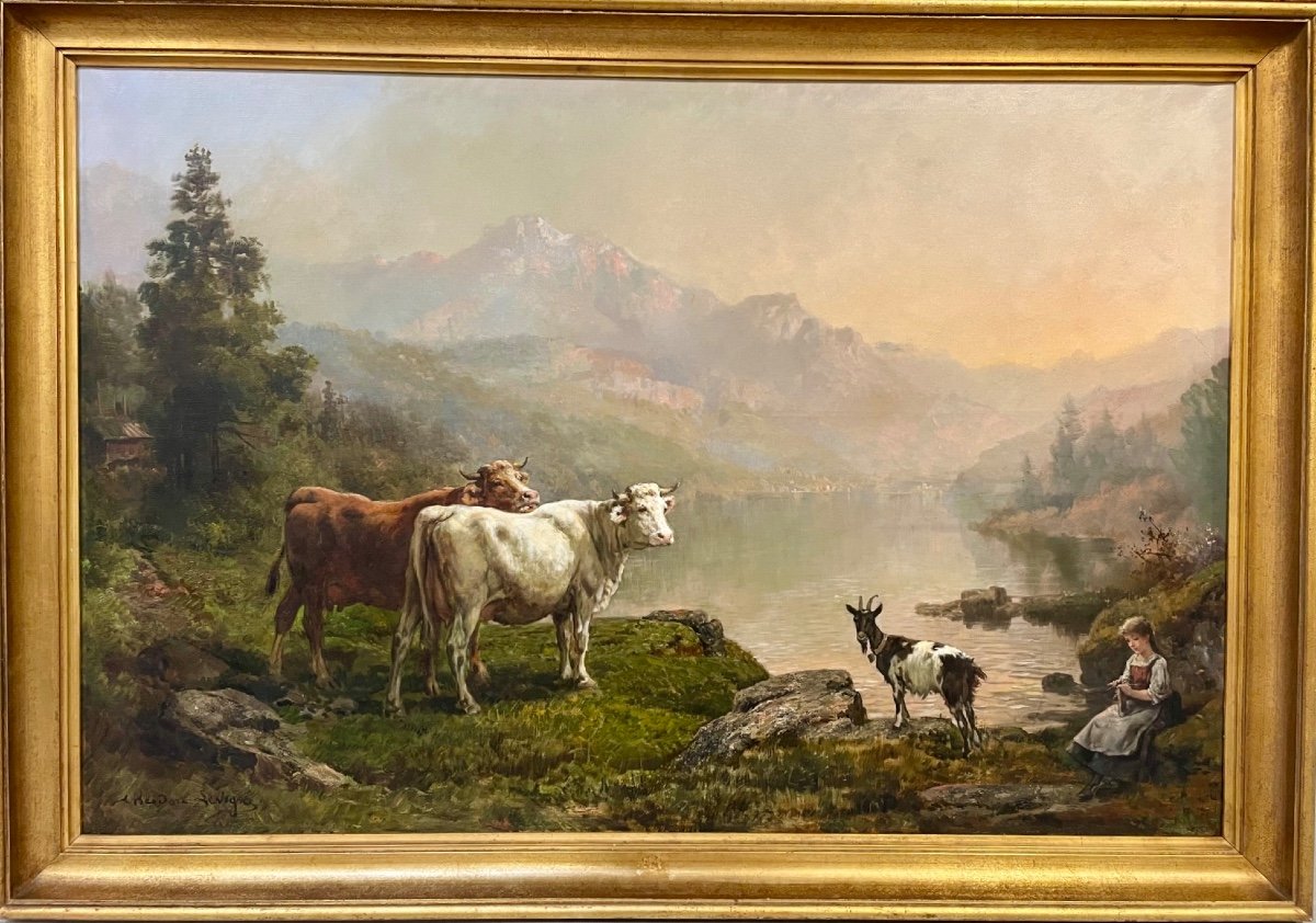 Théodore Lévigne - Lac de montagne