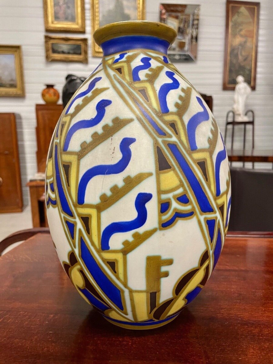 Charles Catteau - Vase Art-Déco-photo-3