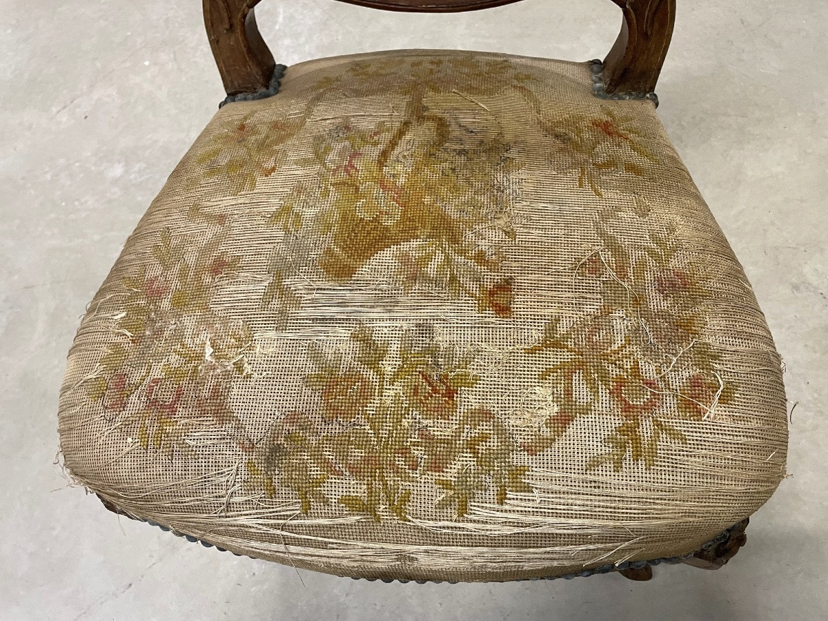 Chaise d'enfant époque Louis XV-photo-4