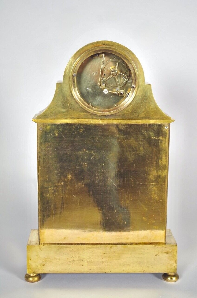 Pendule époque Empire - Le couronnement de Cérès-photo-3