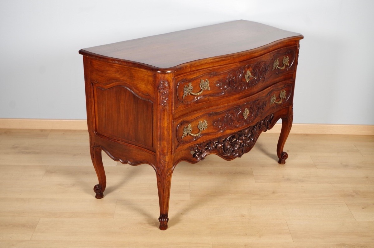 Louis XV Style Chest Of Drawers-photo-7