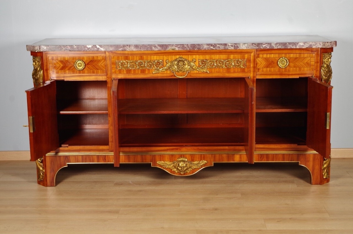 Buffet d'enfilade style Louis XIV-photo-3