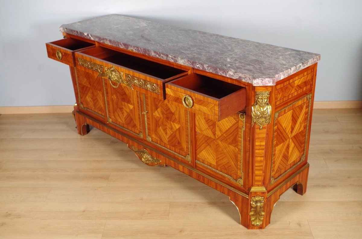 Buffet d'enfilade style Louis XIV-photo-2