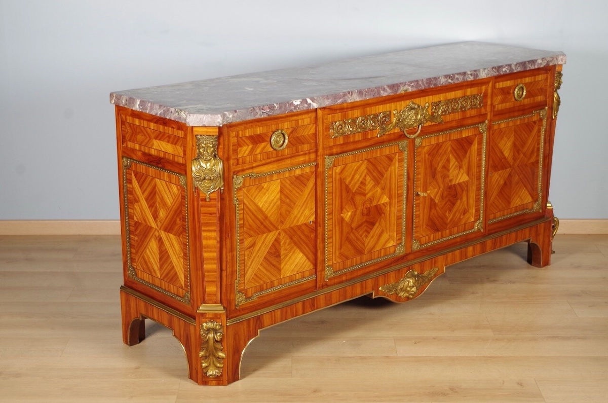 Buffet d'enfilade style Louis XIV-photo-5