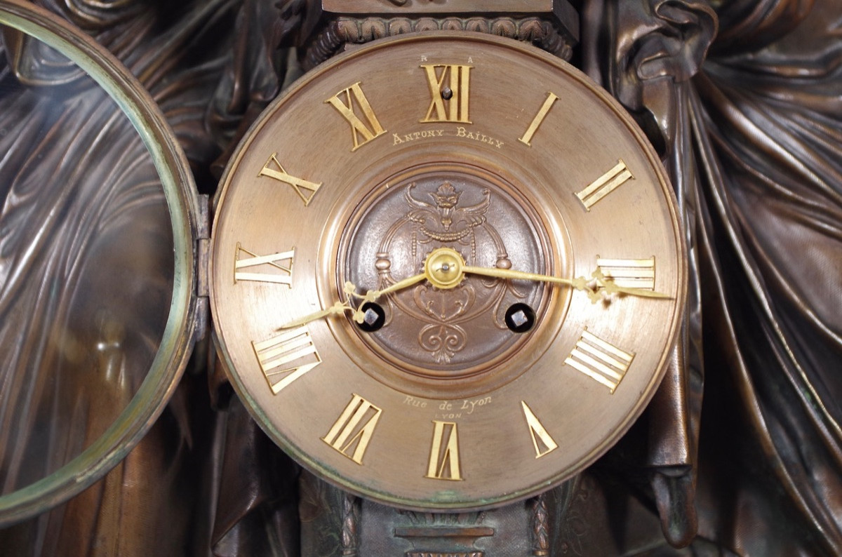 Napoleon III Clock Signed Moreau-photo-1