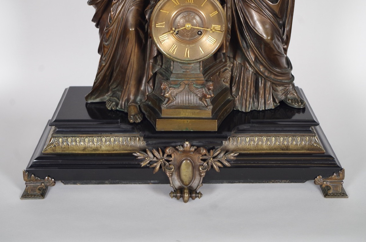 Napoleon III Clock Signed Moreau-photo-2