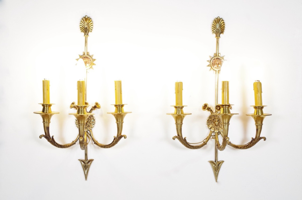 Paire d'appliques style Empire-photo-2