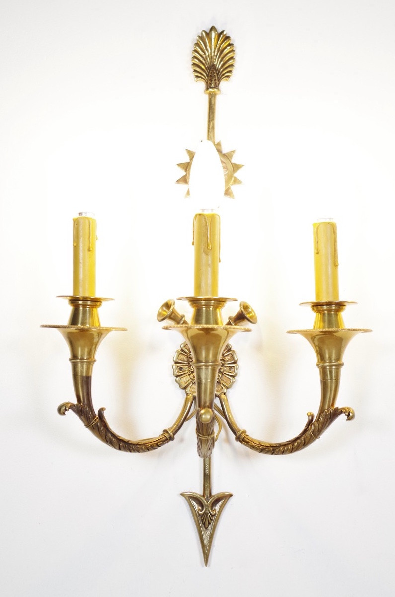 Paire d'appliques style Empire-photo-4
