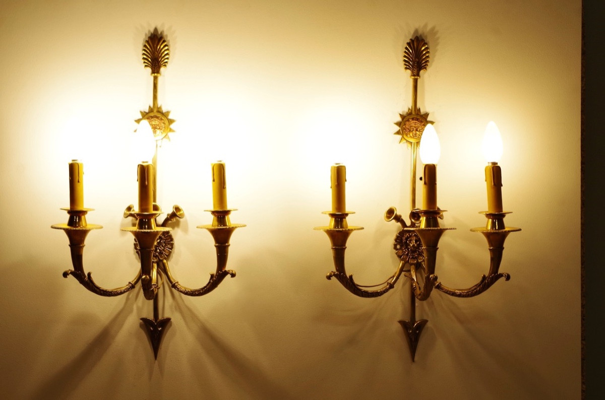 Paire d'appliques style Empire-photo-5