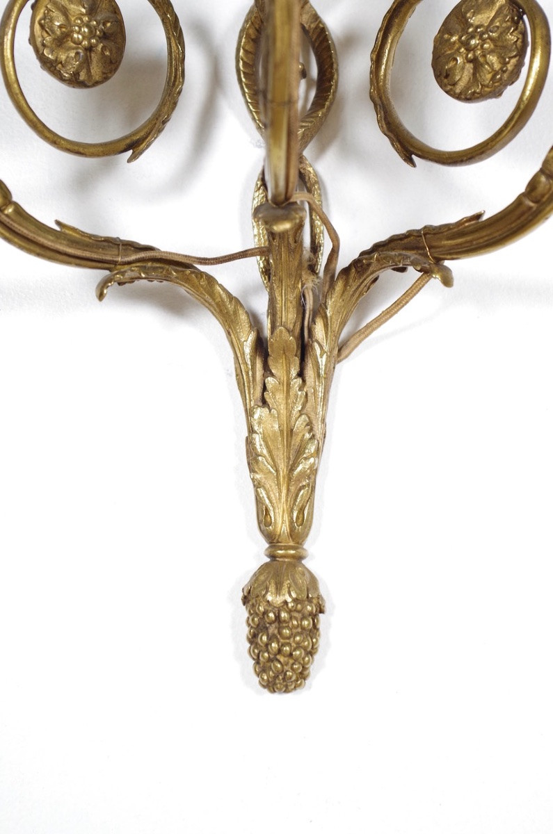 Paire d'appliques style Louis XVI-photo-2