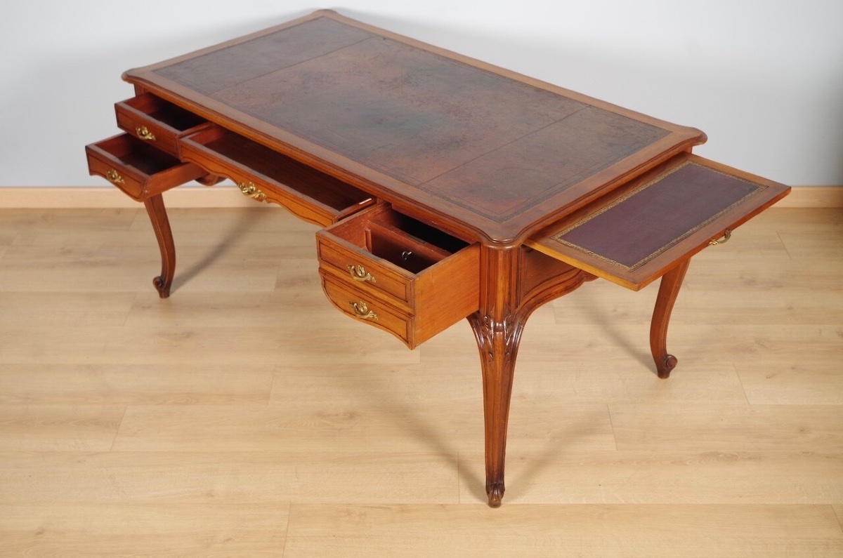 Bureau plat style Louis XV-photo-4