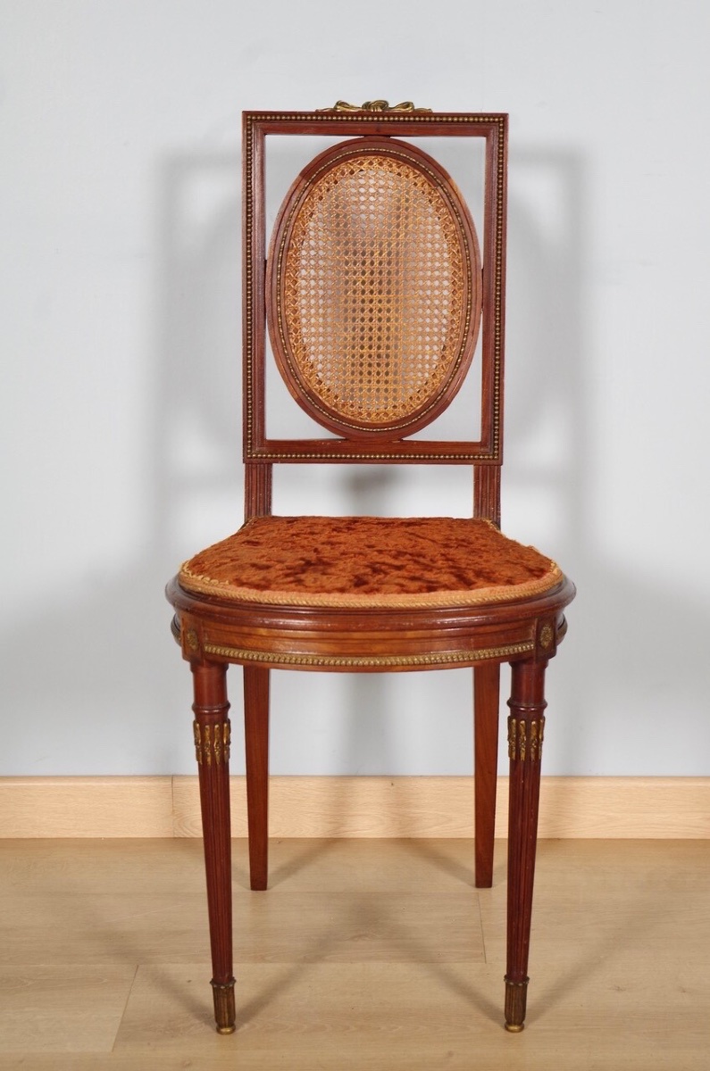 Pair Of Louis XVI Style Chairs-photo-2