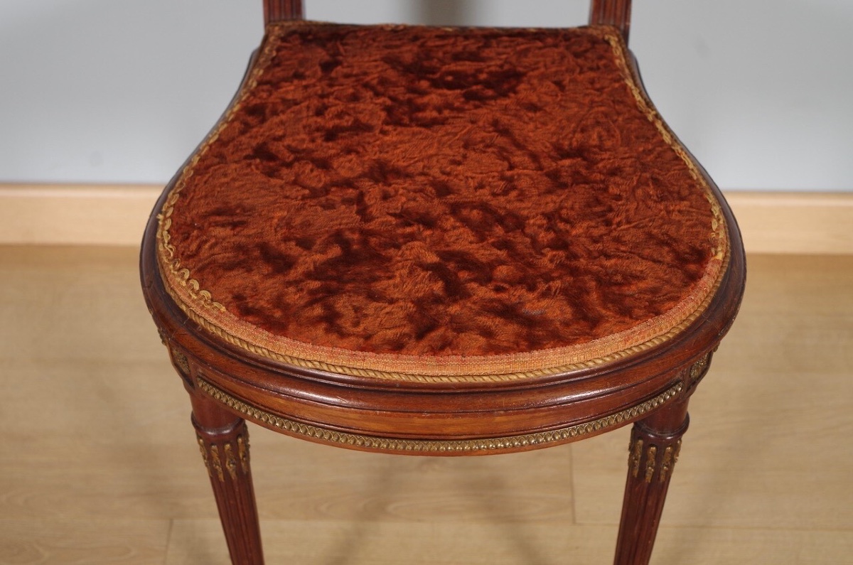 Pair Of Louis XVI Style Chairs-photo-1