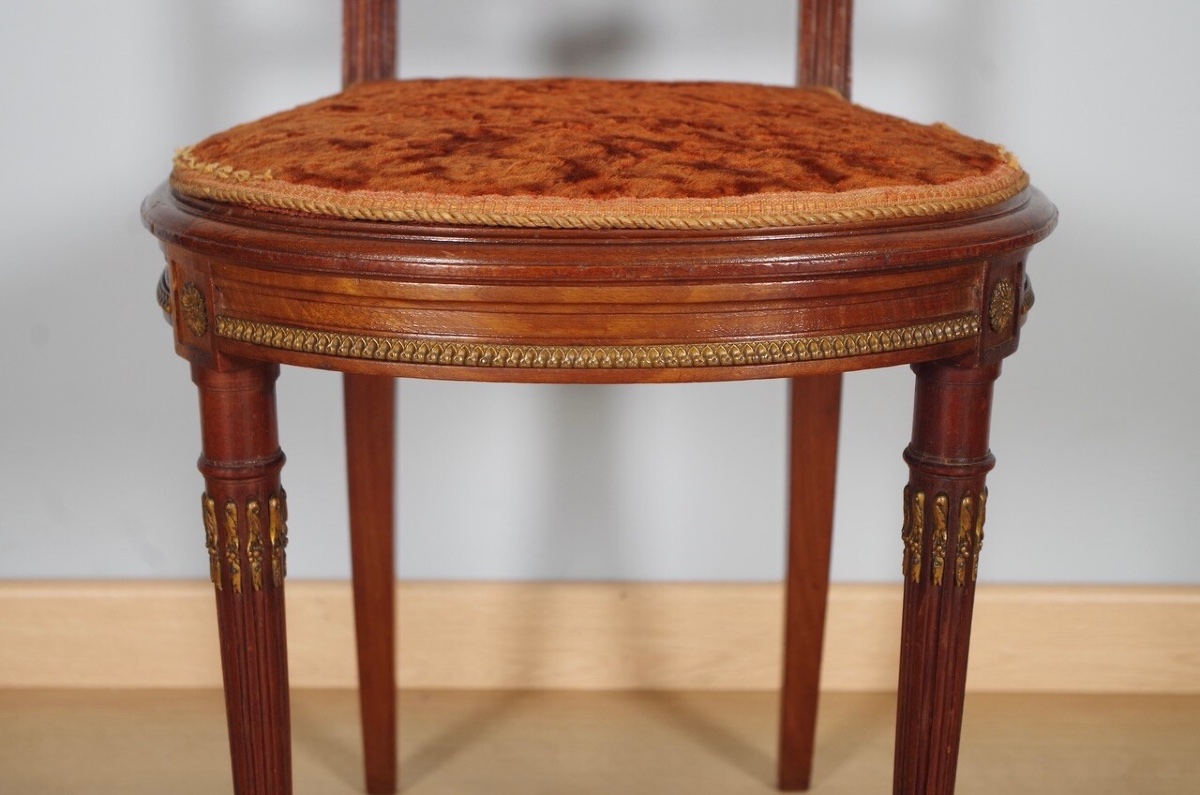Pair Of Louis XVI Style Chairs-photo-2