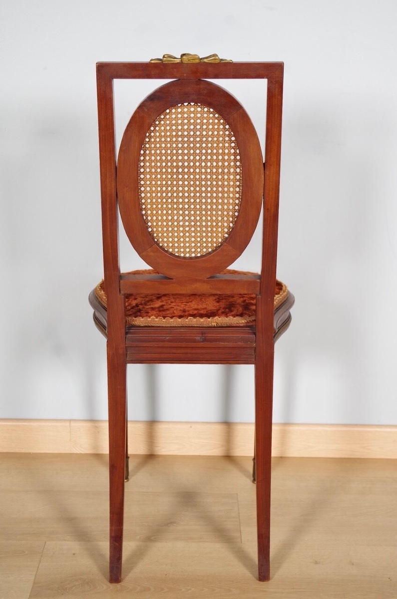 Pair Of Louis XVI Style Chairs-photo-7
