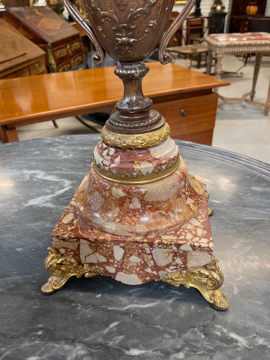 Paire de candélabres Napoléon III-photo-1